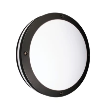 Hublot rond Coxa – 2 x E27 23W max IP54 sans ampoule – Aluminium gris (extérieur)