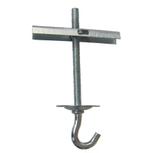 Piton à bascule – charge 10 kg, anneau ouvert – Métal (plafond, suspension luminaire)