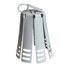 Lot de 3 cloches de protection pour spots encastrés – ventilation intégrée, compatible halogène et LED – Gris (faux plafond)