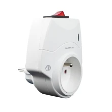 Prise parafoudre et parasurtenseur – 16A 3680W max 230V interrupteur avec voyant lumineux