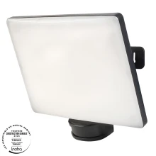 Projecteur LED Full Screen 80W 8290 lm 4000K IP65 avec détecteur de mouvement – Plastique noir (extérieur)