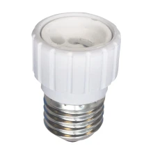 Adaptateur de douille E27 vers GU10 100W maxi – Céramique blanche (modification réparation création luminaires)