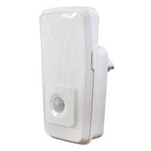 Veilleuse TIGURI rechargeable induction 2W 20 lm 3000K détecteur mouvement capteur crépusculaire mode torche (chambre, couloir)