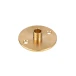 Raccord à plaque mâle pas 10x1 ø 40mm haut. 10mm – passage de câble ø 7mm – Laiton (montage luminaire) (miniature n°1)