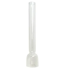 Verre Kosmos pour lampe à pétrole – Haut. 260mm ø base 53mm – Translucide (rechange)