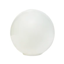 Abat-jour Boule ø 120mm ø base 50mm – Verre opale blanc (lustres et appliques)