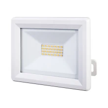 Projecteur LED 20W 1880lm blanc neutre 4000K – Orientable, connecteur rapide – IP65 Blanc (extérieur)