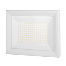 Projecteur LED 100W 11000lm blanc neutre 4000K – Orientable, connecteur rapide – IP65 Blanc (extérieur)