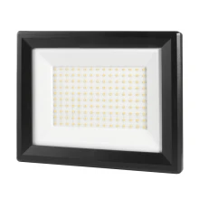 Projecteur LED 100W 11000lm blanc neutre 4000K – Orientable, connecteur rapide – IP65 Noir (extérieur)