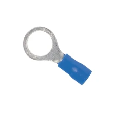 Lot de 10 cosses à sertir isolées rondes – ø 8,4mm – 1,5 à 2,5 mm² – Bleu (batterie)