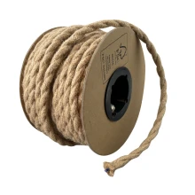 Câble électrique tissu torsadé bobine 25m ø 9mm – 2xH05VK 0,75mm2 – Corde (luminaire)