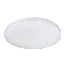 Hublot LED rond MEREZ – 24W 2400lm couleurs de lumière réglable 3000/4000/6500K ø 28cm – IP65 Blanc (intérieur/extérieur)