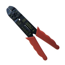 Pince à sertir les cosses de1,5 à 6mm2, couper et dénuder les câbles de 0,75 à 6mm², mesure les câbles de 2,6 à 5mm² (câblage)