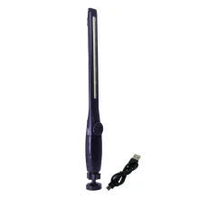 Baladeuse LED rechargeable USB 4,5W 400lm – Blanc froid 7000K – Luminosité variable, crochet, aimant (intérieur)