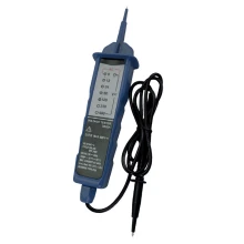 Testeur à pointes et à voyant à piles fournies – Pré-calibré – Mesure la tension AC/DC de 6 à 400V (petits travaux électriques)