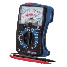 Multimètre analogique à pile fournie – Mesure la tension AC/DC 300V, intensité DC 0,6A, résistance 1M Ohms (mesure électrique)