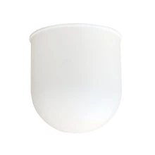 Pavillon cache-fils ø 70 mm haut. 63mm passage de câble ø 7mm – Plastique blanc (plafond)