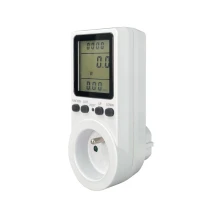 Compteur de consommation électrique digital, mesure la consommation des appareils (tension, puissance,…), 3680W maxi (intérieur)