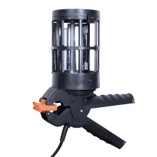 Baladeuse filaire 15W max E27 compatible LED uniquement – Câble 5m, crochet, cache anti-éblouissement amovible (atelier, garage)