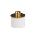 Raccord adaptateur bouteille mâle pas 10x1 ø25-28mm, passage câble ø5,6mm – Caoutchouc et support laiton (montage luminaire) (miniature n°1)