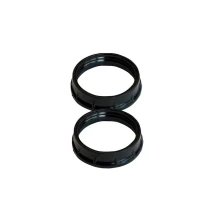 Lot de 2 bagues de fixation d’abat-jour pour douille E14 ø35mm – Noir